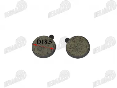 Brake pads for electric scooter XIAOMI M365, M365 PRO, PRO 2, 1S, 3, Essential