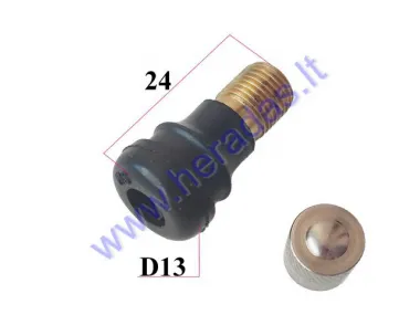 Valve for tubeless tires electric scooter. Fits Xiaomi and others.