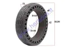 Tyre for electric scooter 10X2.125