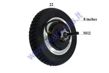 REAR WHEEL WITH MOTOR FOR ELECTRIC TRIKE SCOOTER, MOBILITY SCOOTER DL3 LIGHT