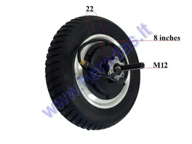 REAR WHEEL WITH MOTOR FOR ELECTRIC TRIKE SCOOTER, MOBILITY SCOOTER DL3 LIGHT