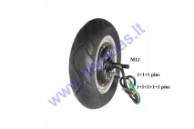 Engine for electric kick scooter with tire 10x2.50  48V 400wat  fits DUDU