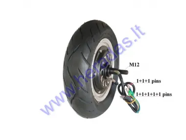 Engine for electric kick scooter with tire 10x2.50  48V 400wat  fits DUDU