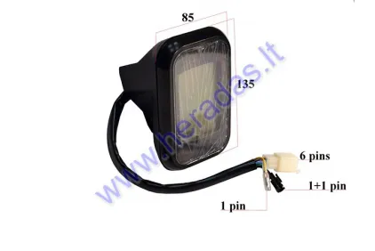 Electric tricycle display, dashboard 60/72V PRACTIC1,2