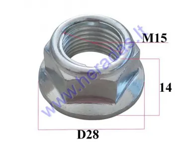 Rear wheel nut for electric tricycle fits MS03 MS04