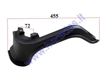 Rear fender right side for electric trike scooter PRAKTIK1