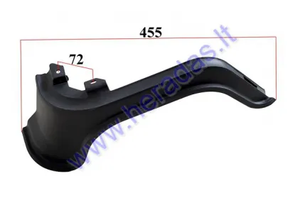 Rear fender right side for electric trike scooter PRAKTIK1