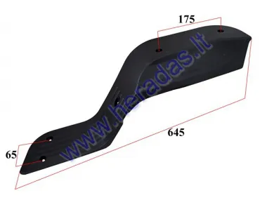 Rear fender right side for electric trike scooter PRAKTIK1