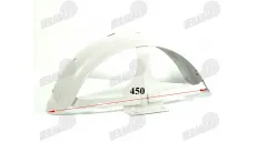 Elektrinio triračio galinis sparnas metalinis tinka PRAKTIK2 EKO