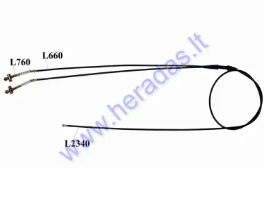 Electric tricycle rear brake cable PRACTIC2