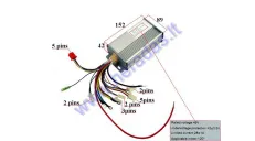 Elektrinio triračio  kontroleris 48V 500W MS03 MS04