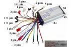 Elektrinio triračio kontroleris 60V 1000W 35A  MS04 arba 60V sistemai MS03 modeliams iki 2019 ne sinusiniams varikliams. HFKZ01