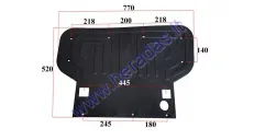 Electric tricycle scooter front plastic underfoot trim for PRAKTIK2