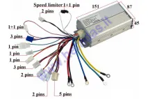 Elektrinio triračio MS01 MS03 kontroleris 48V 500W analogiškas EB113