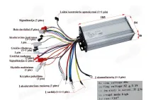 Elektrinio triračio MS01 MS03 kontroleris 48V 1000W