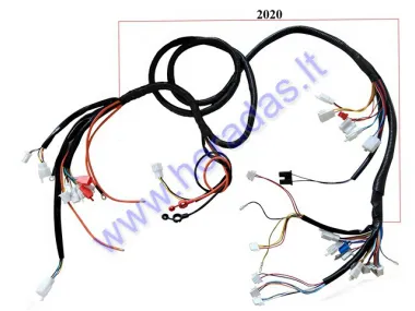 WIRING ASSEMBLY (WIRE HARNESS) FOR Elektric trike mobility scooter MS03