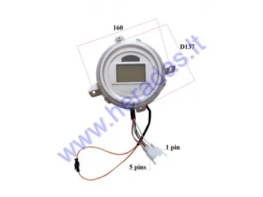 DASHBOARD WITH SPEEDOMETER FOR ELECTRIC TRIKE SCOOTER MS031 MS041 for 60V system