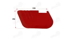 Right plastic trim of electric tricycle PRAKTIK1
