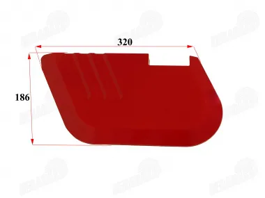 Right plastic trim of electric tricycle PRAKTIK1