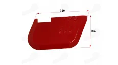 Left plastic trim of electric tricycle PRAKTIK1