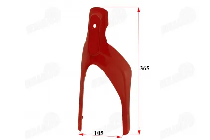 Plastic trim of PRAKTIK1 electric tricycle, placed on front trim eb1495