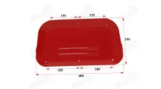 Plastic seat back decoration of electric tricycle PRAKTIK1