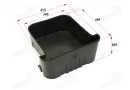 Elektrinio triračio PRAKTIK1 plastikinis daiktadėžės korpusas