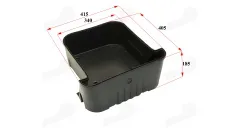 Plastic storage case of electric tricycle PRAKTIK1