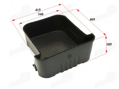 Plastic storage case of electric tricycle PRAKTIK1