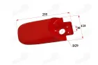 Plastic finish under the lamp exterior for electric three-wheel scooter PRAKTIK 1,2