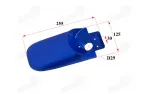 Plastic finish under the lamp exterior for electric three-wheel scooter PRAKTIK 1,2