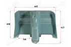 front plastic trim for electric tricycle PRAKTIK2