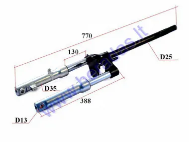 Front fork for electric trike scooter MS03 MS04