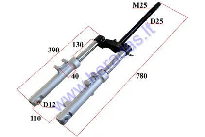 Front fork for electric trike scooter MS03 MS04 models since 2022 years