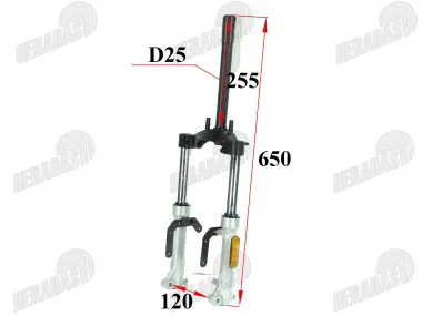 Elektrinio triračio priekinė šakė tinka PRAKTIK1 EKO