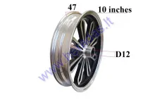 Front wheel for electric three wheel scooter Practic1, Practic2