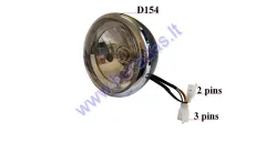 Head light for three-wheel electric scooter, suitable for PRACTIC1,2 E9 marking