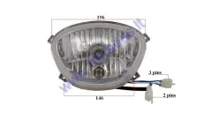 Headlight for electric trike scooter ST96