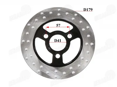 Front brake disc of electric tricycle PRAKTIK2 XD