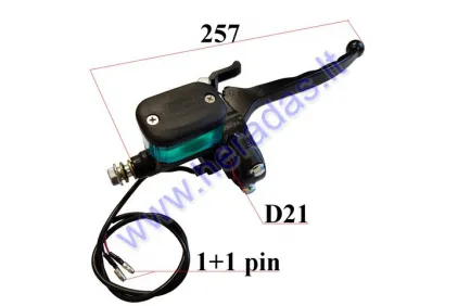 Electric three wheel scooter front brake lever with hydraulic cylinder, suitable for PRACTIC1