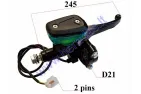 Electric three wheel scooter front brake lever with hydraulic cylinder, suitable for PRACTIC2