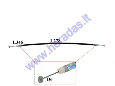 Seat lock cable for electric trike scooter MS03  MS04