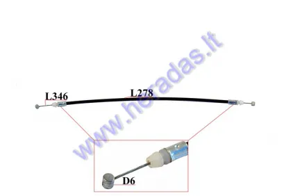 Seat lock cable for electric trike scooter MS03  MS04