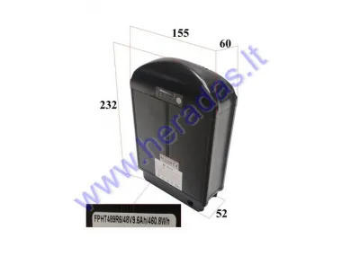 Elektrinio  triračio skuterio Ličio jonų baterija akumuliatorius 48V10AH  tinka DL3 LIGHT su dviem v