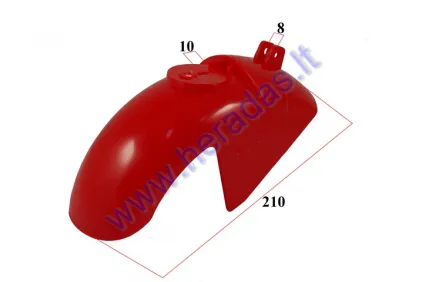 FRONT FENDER FOR ELECTRIC TRIKE SCOOTER, MOBILITY SCOOTER 36V 300W DL3 LIGHT  DL3 LIGHT