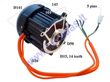 ELECTRIC TRIKE SCOOTER ENGINE 60V   MS03 SINE WAWE FITS FOR MODELS WITH SUITABLE CONTROLER