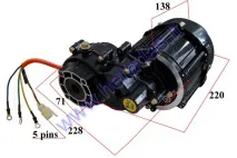 Elektrinio triračio variklis su reduktorium 60V800WAT  PRAKTIK1