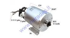 ELECTRIC BRUSHLESS MOTOR FOR QUAD BIKE 500W 36V