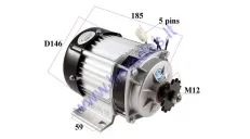 Electric Brushless Motor for Quad Bike  500w 48V 480r/min 13.5A IP33