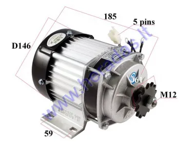 Electric Brushless Motor for Quad Bike  500w 48V 480r/min 13.5A IP33